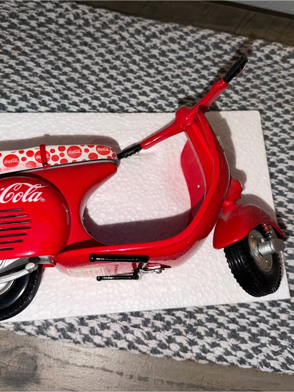 Coca Cola Red Vintage-Style Mini Scooter Toy